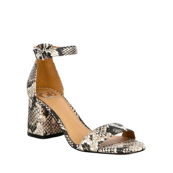 Gianni Bini Shoes - Gianni Bini Block Party Snake Print Leather Ankle 7.5 NWT